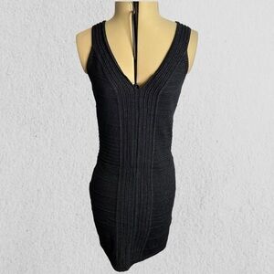Vintage Dynamite Black & silver Bodycon Dress women’s size L